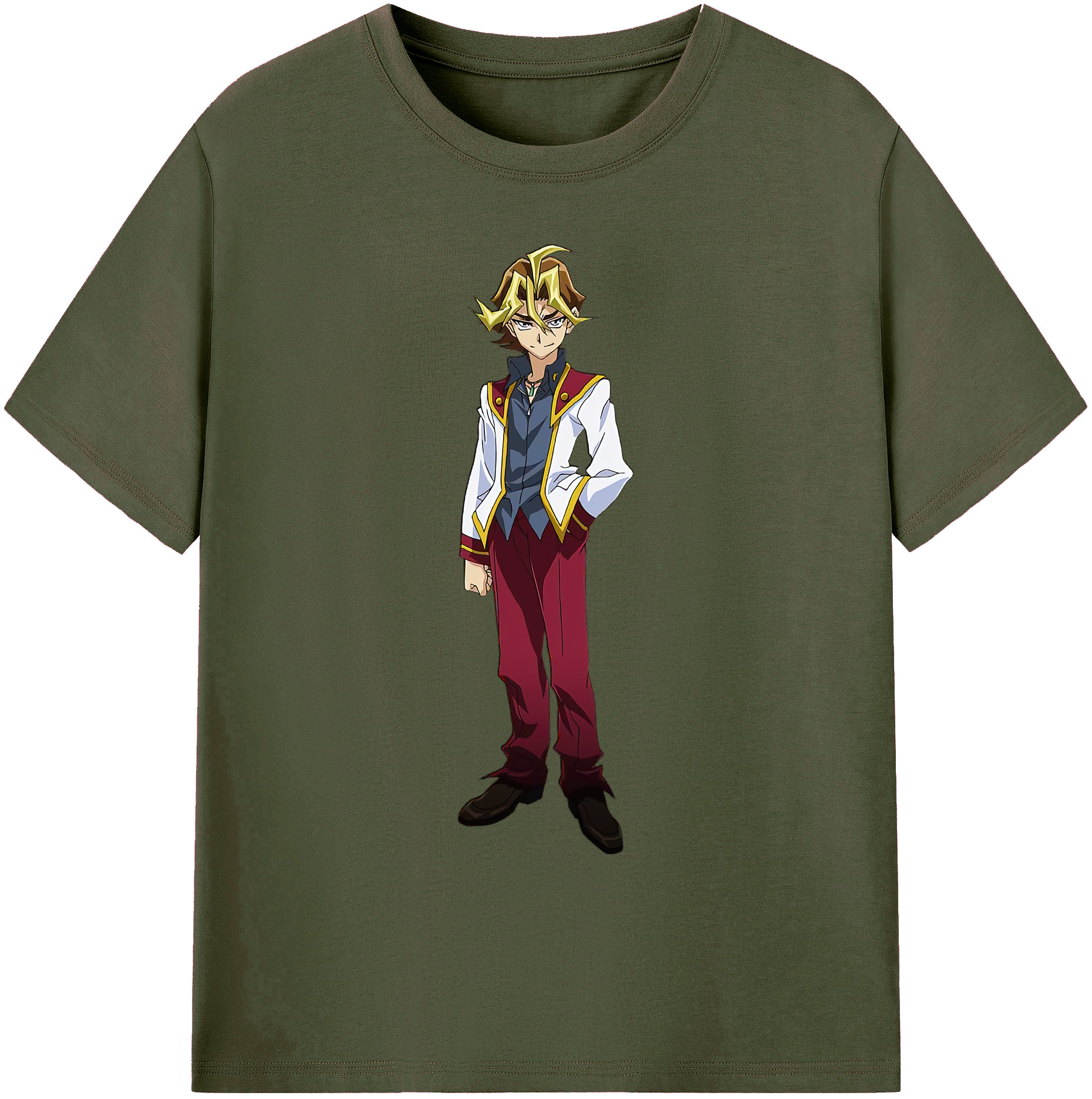 （画像用） 遊☆戯☆王 Yu-Gi-Oh! 綿100％ メンズ半袖Tシャツ｜肌触りやわらか＆通気性